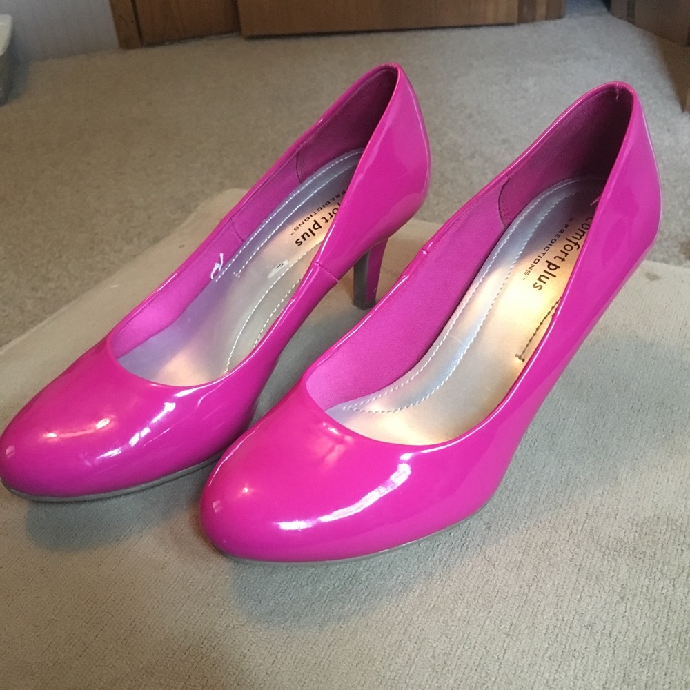 Bright Mulberry Heels